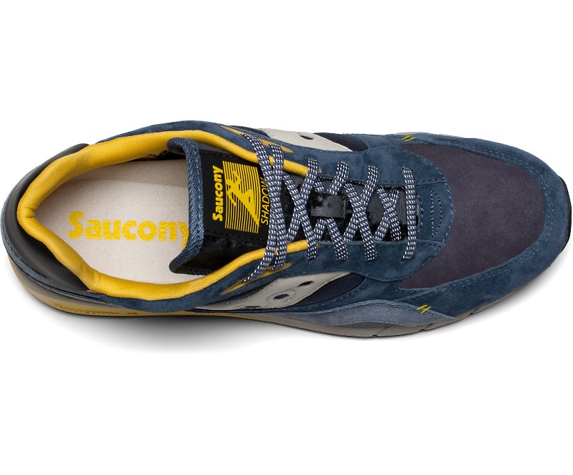 Saucony Shadow 6000 Destination Unknown Women's Originals Navy / Yellow | Canada 078MQZA